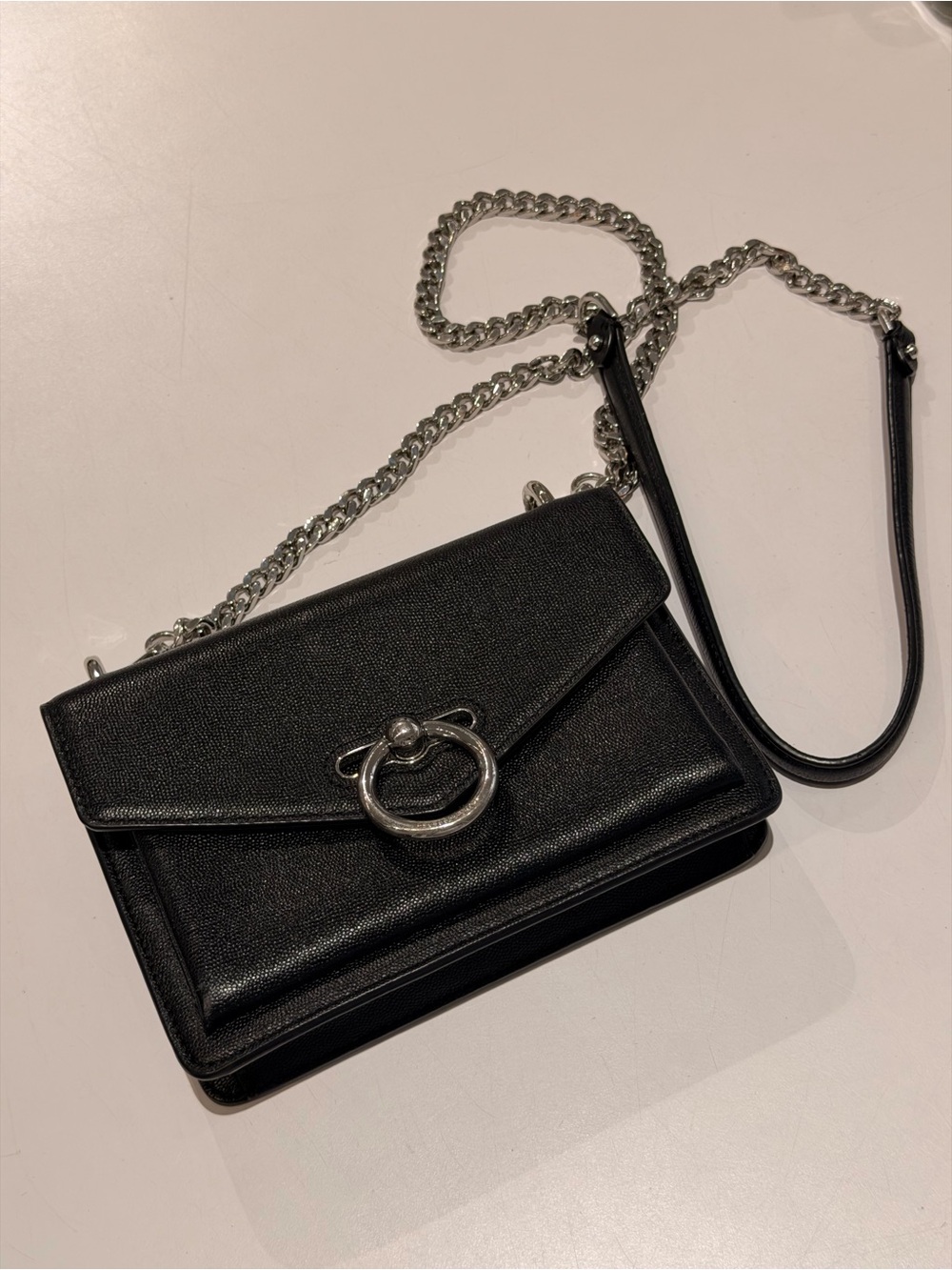 Rebecca Minkoff Black Leather Crossbody Bag